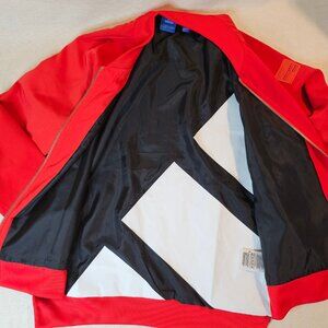 Adidas Red Bomber Jacket